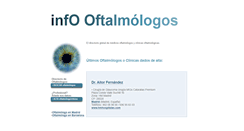 Desktop Screenshot of infooftalmologos.com