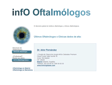 Tablet Screenshot of infooftalmologos.com